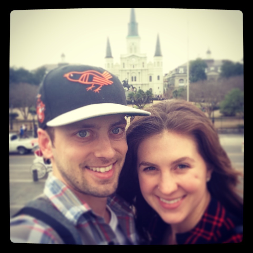 Brian and Amy when they were young