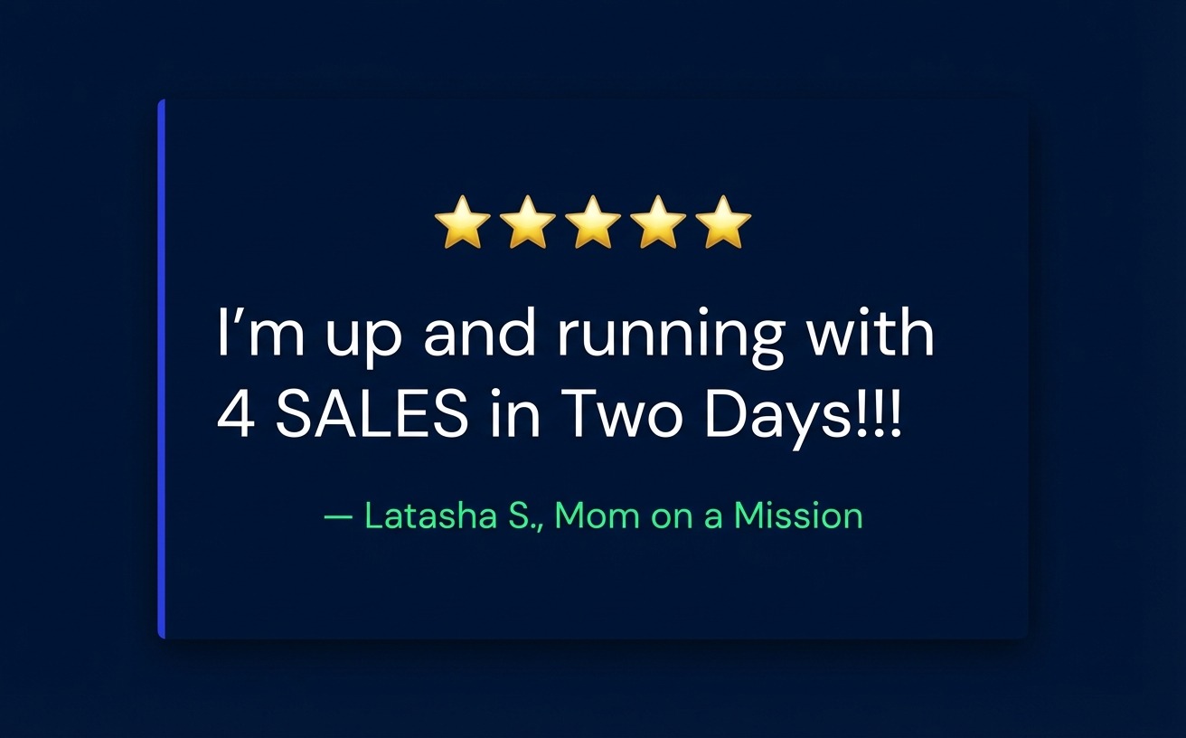 Latasha S. - 4 sales in 2 days